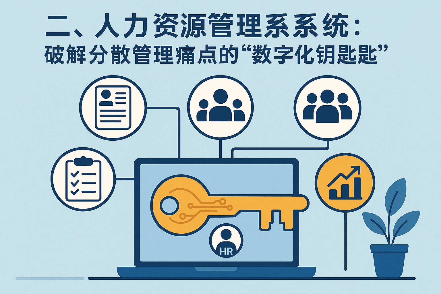 二、人力资源管理系统：破解分散管理痛点的“数字化钥匙”