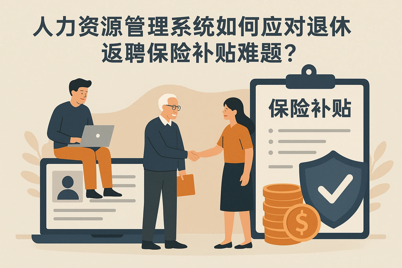 人力资源管理系统如何应对退休返聘保险补贴难题？