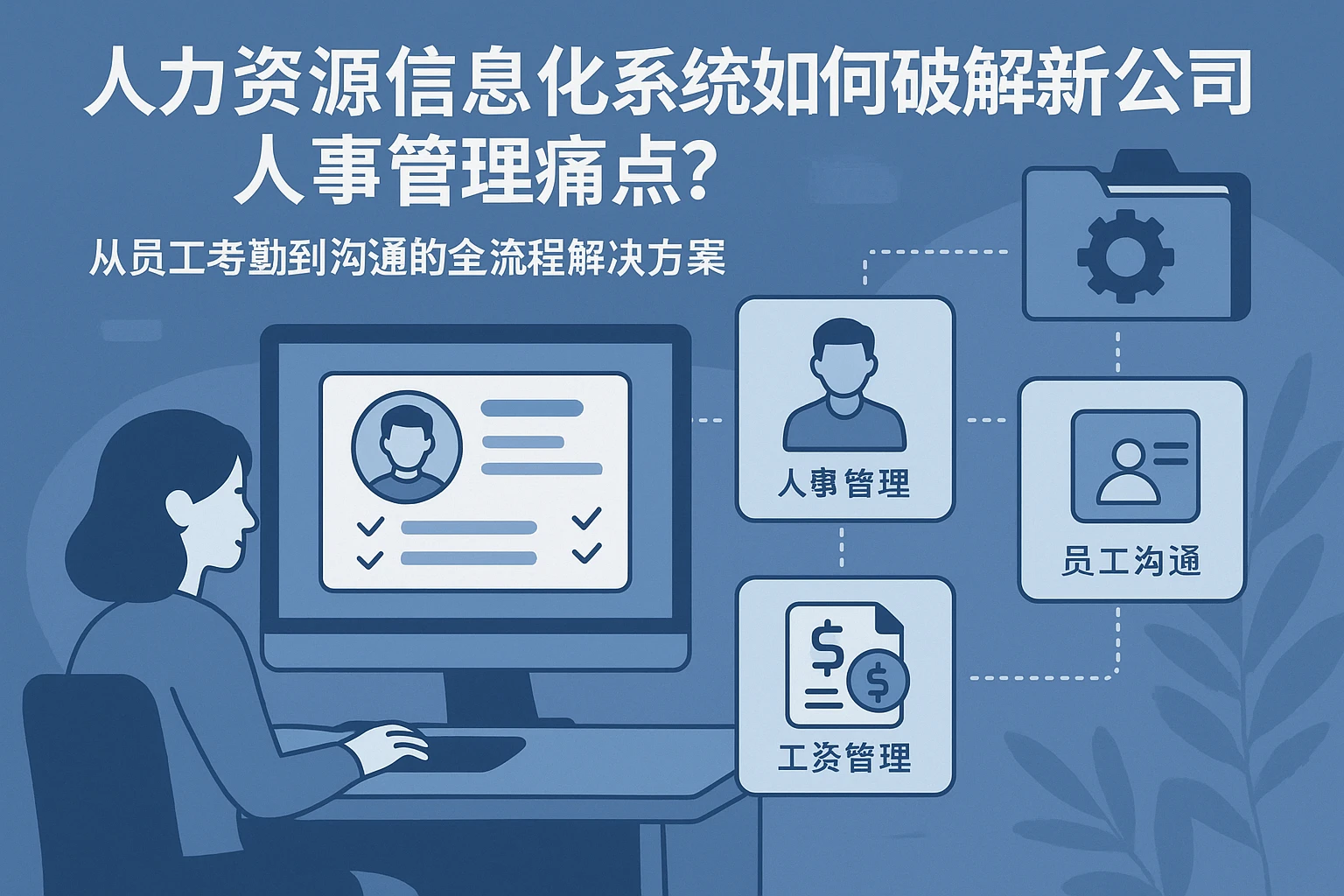 人力资源信息化系统如何破解新公司人事管理痛点？从员工考勤到沟通的全流程解决方案