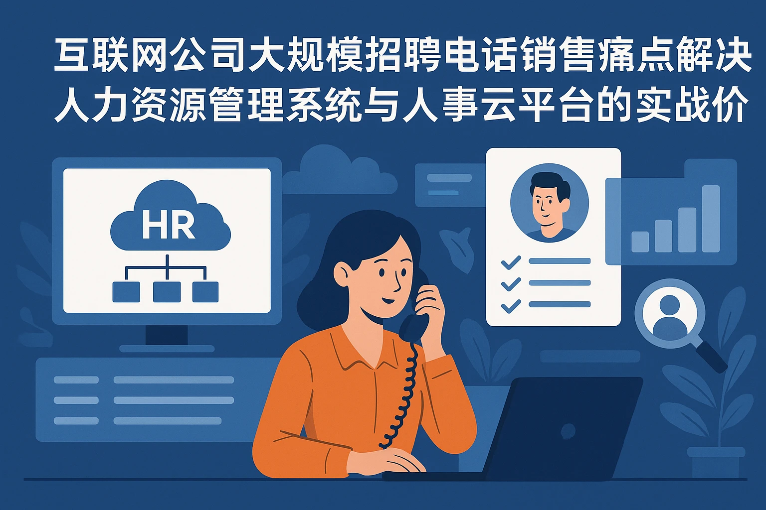 互联网公司大规模招聘电话销售痛点解决：人力资源管理系统与人事云平台的实战价值
