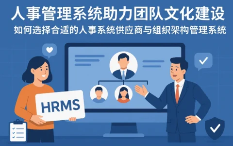 人事管理系统助力团队文化建设——如何选择合适的人事系统供应商与组织架构管理系统
