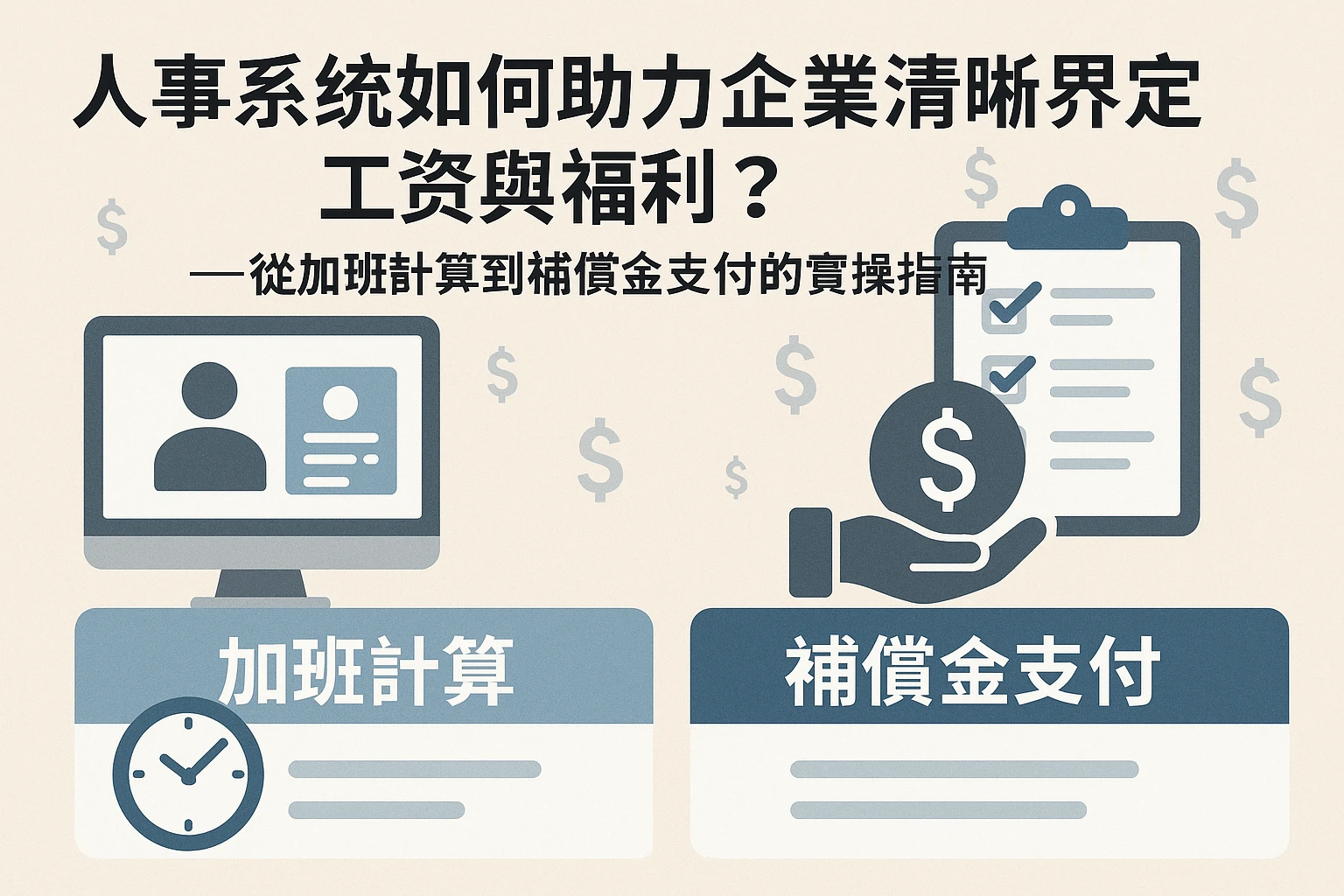人事系统如何助力企业清晰界定工资与福利？——从加班计算到补偿金支付的实操指南