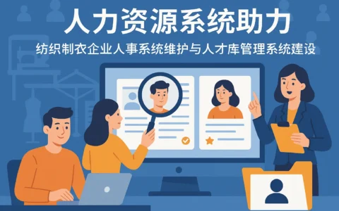 人力资源系统助力纺织制衣企业人事系统维护与人才库管理系统建设