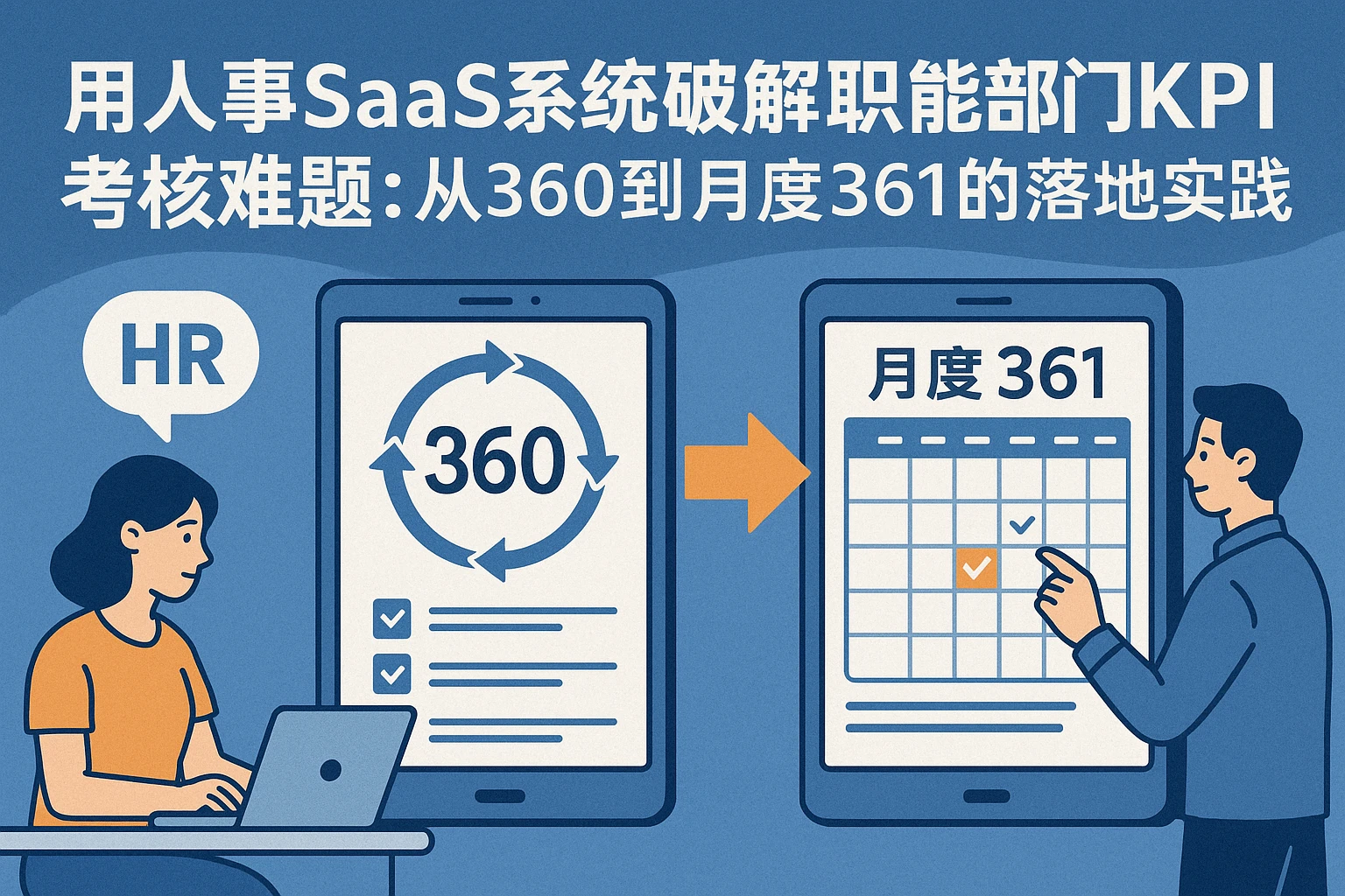 用人事SaaS系统破解职能部门KPI考核难题：从360到月度361的落地实践