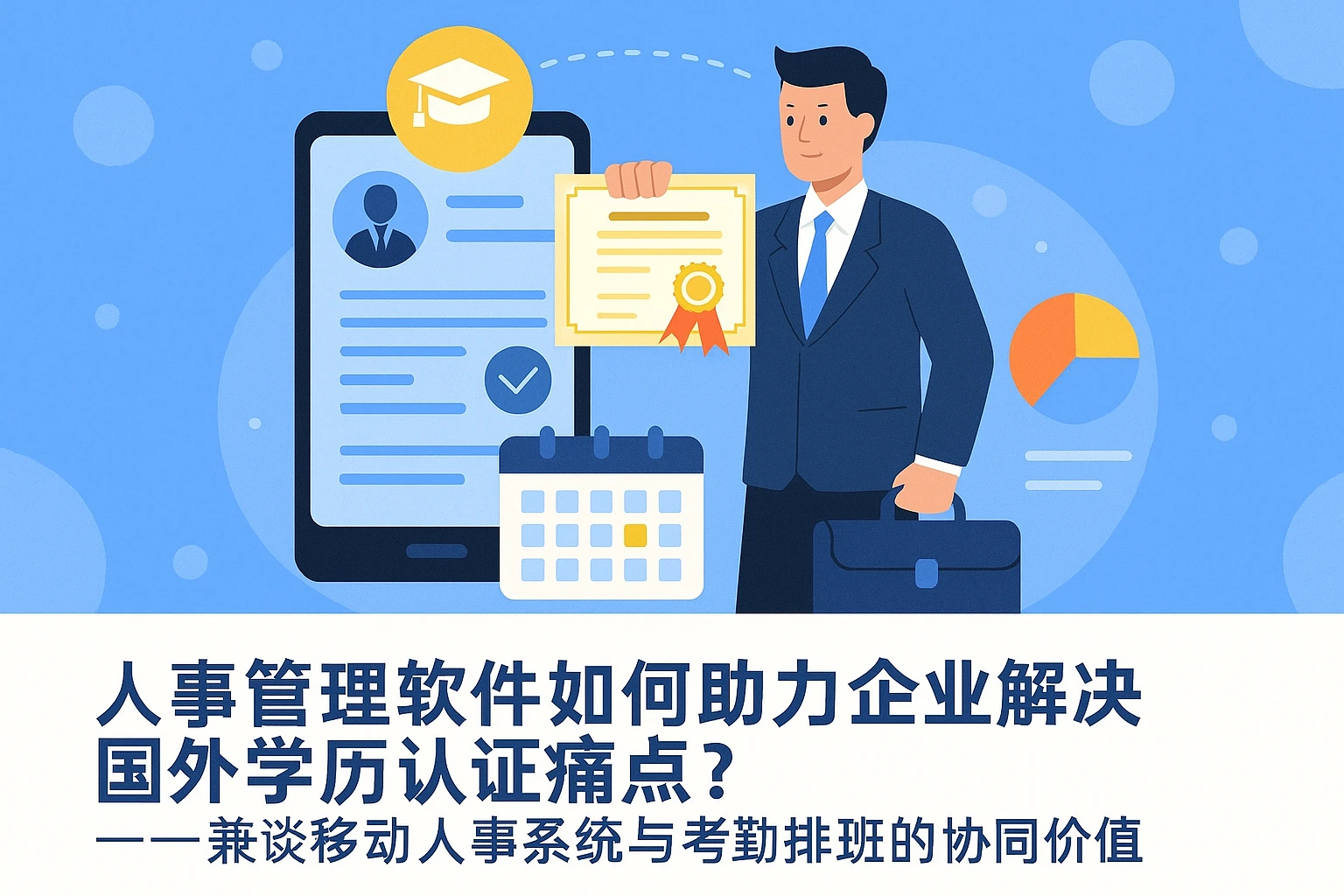 人事管理软件如何助力企业解决国外学历认证痛点？——兼谈移动人事系统与考勤排班的协同价值