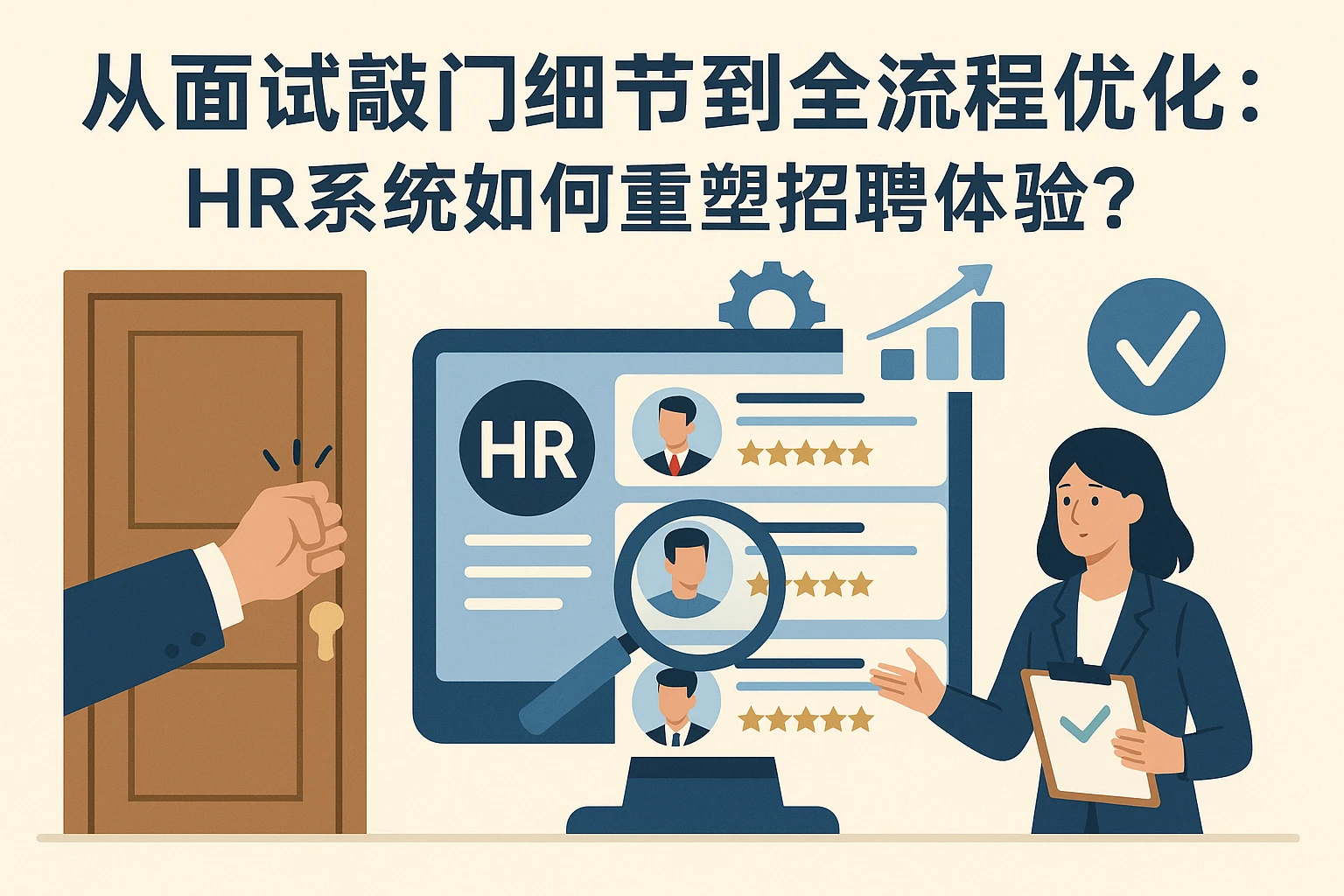 从面试敲门细节到全流程优化：HR系统如何重塑招聘体验？