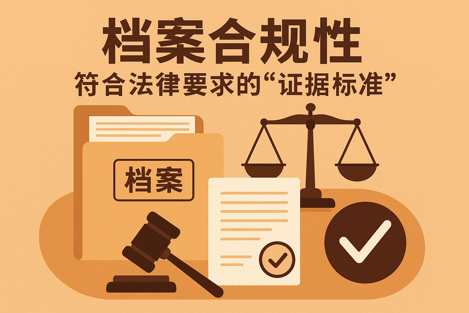 2. 档案合规性：符合法律要求的“证据标准”
