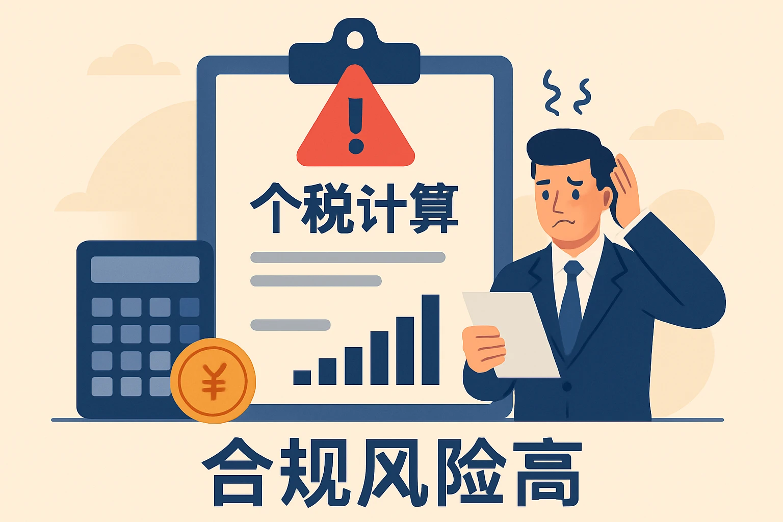 2. 个税计算合规风险高