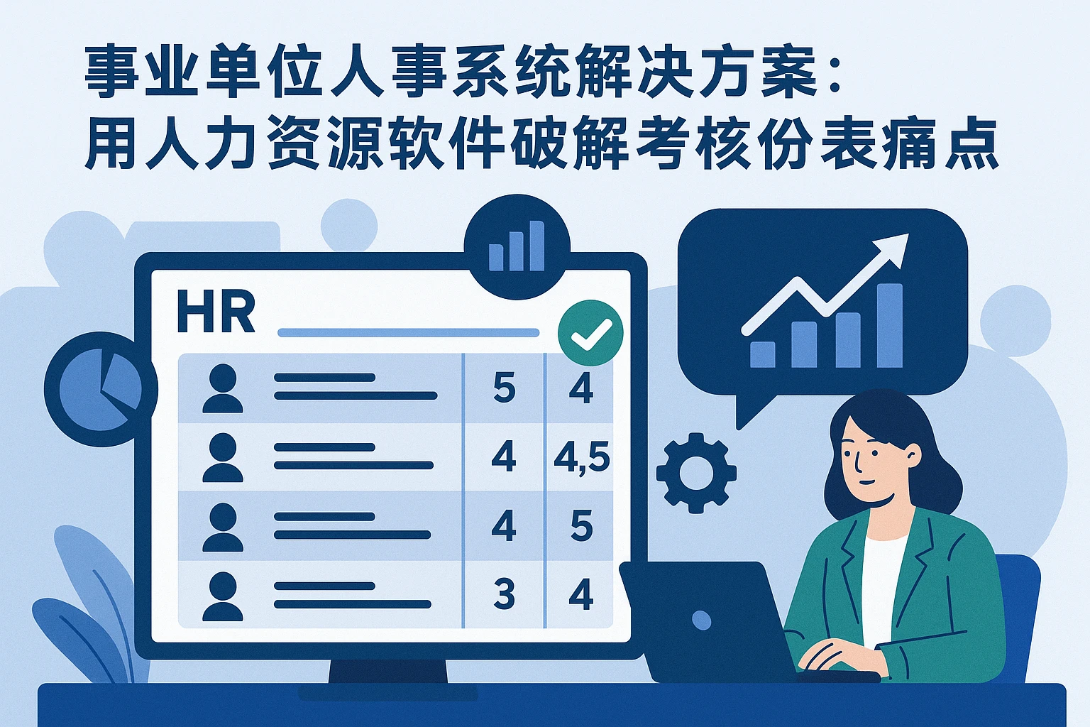 事业单位人事系统解决方案：用人力资源软件破解考核评分表痛点