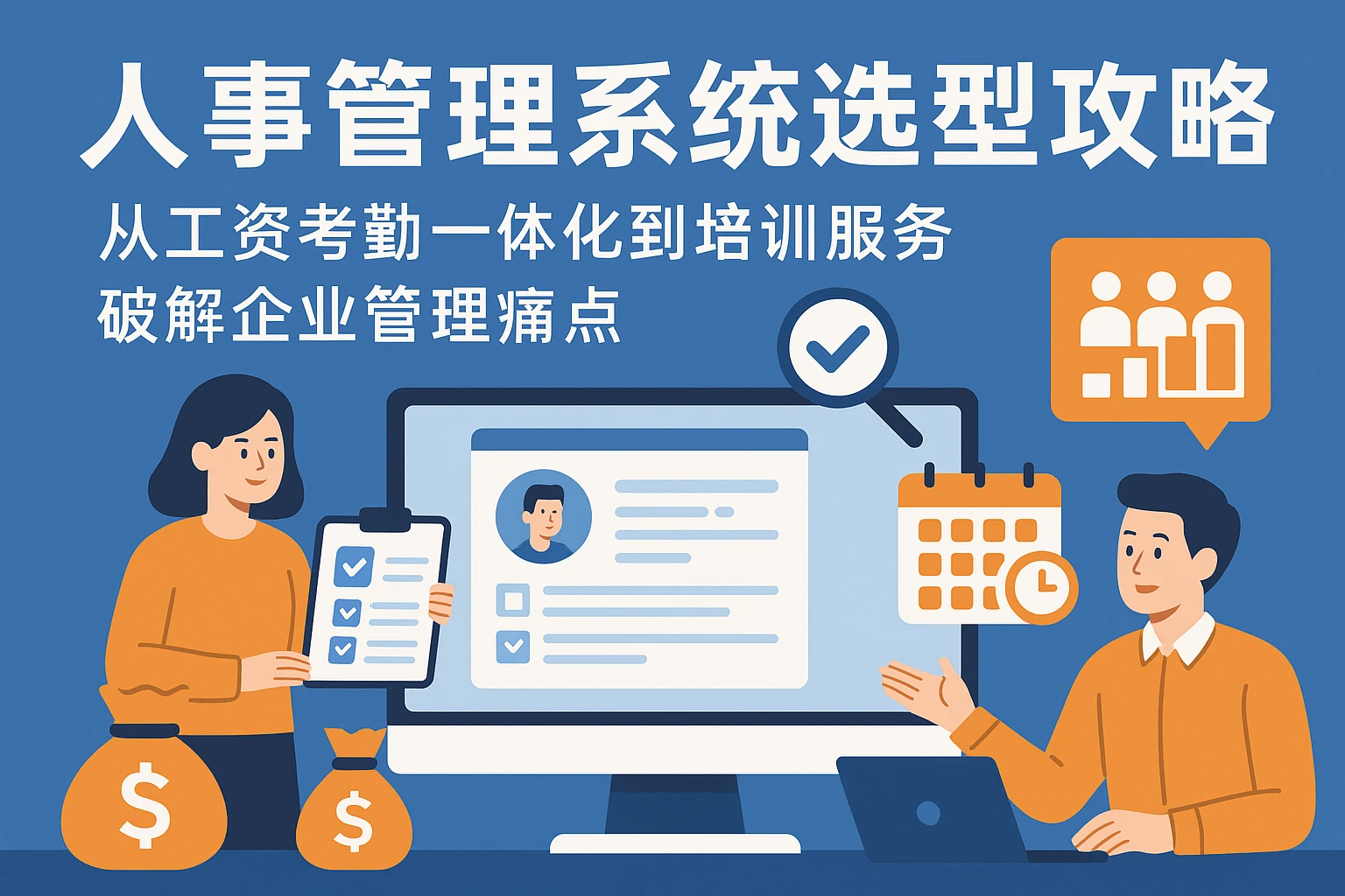 人事管理系统选型攻略：从工资考勤一体化到培训服务，破解企业管理痛点