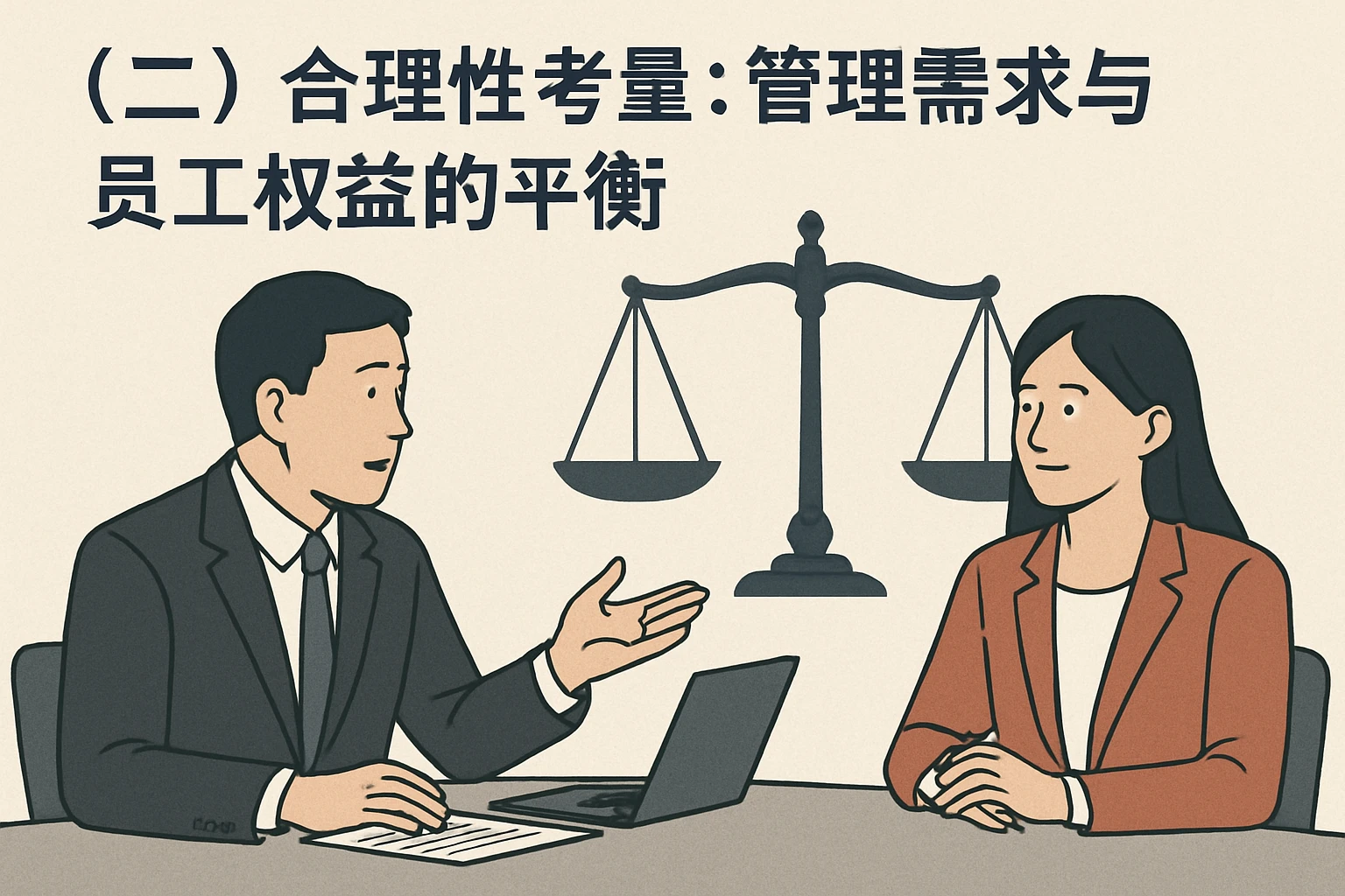 （二）合理性考量：管理需求与员工权益的平衡