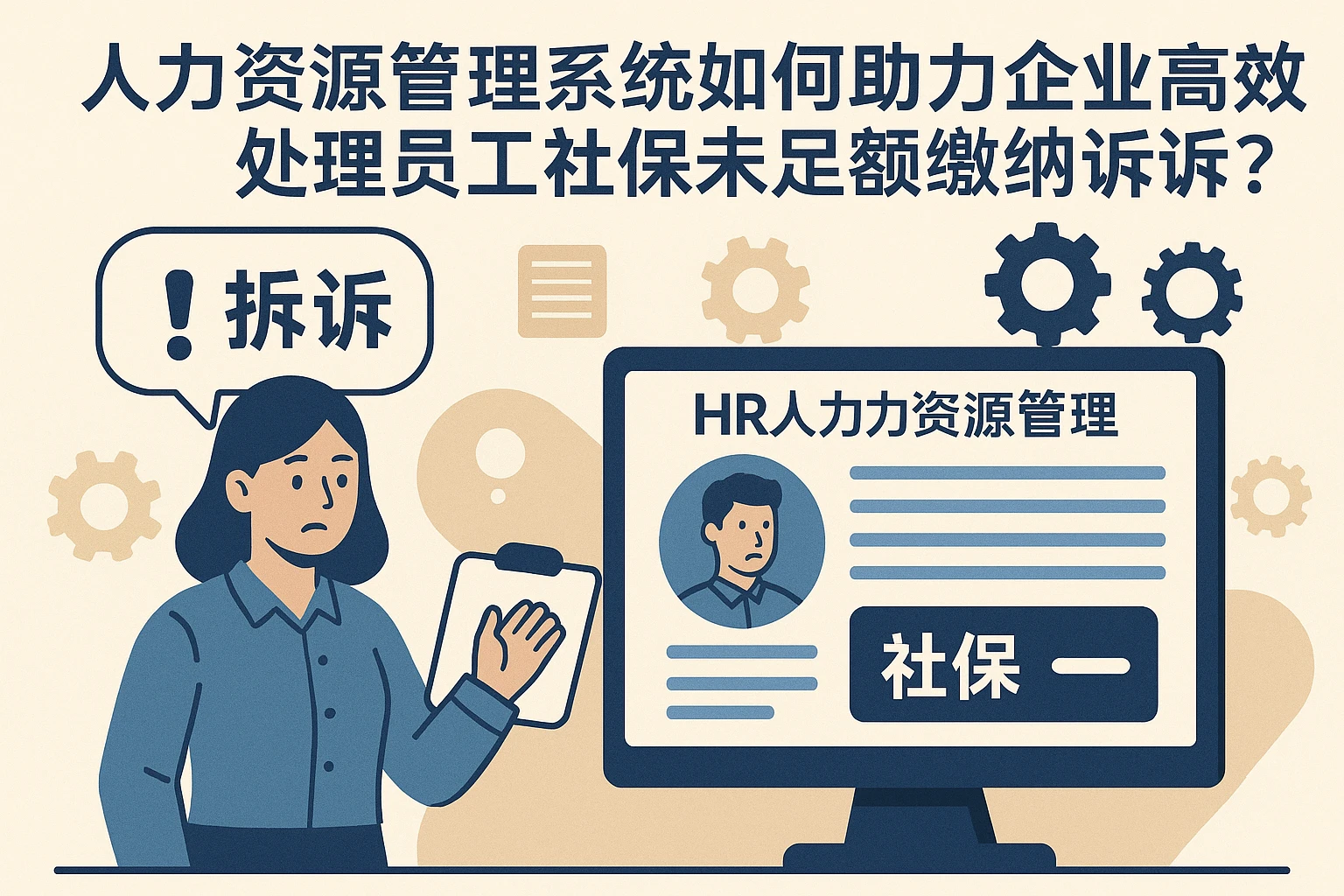 人力资源管理系统如何助力企业高效处理员工社保未足额缴纳投诉？