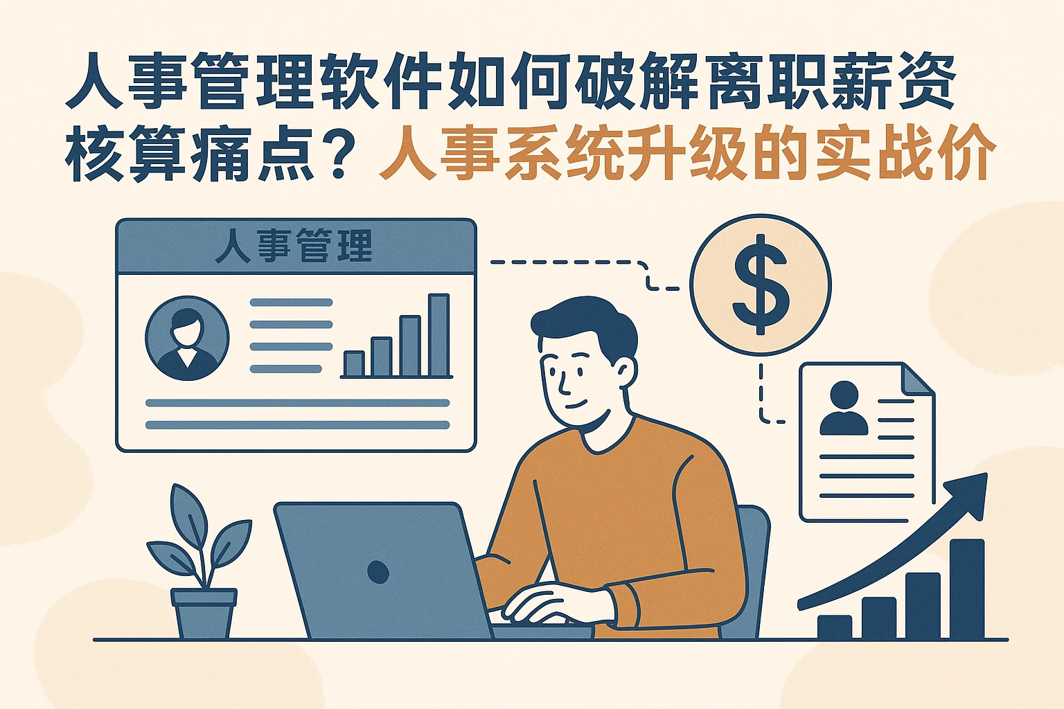 人事管理软件如何破解离职薪资核算痛点？人事系统升级的实战价值