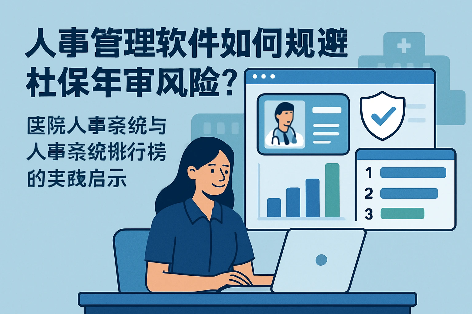 人事管理软件如何规避社保年审风险？医院人事系统与人事系统排行榜的实践启示