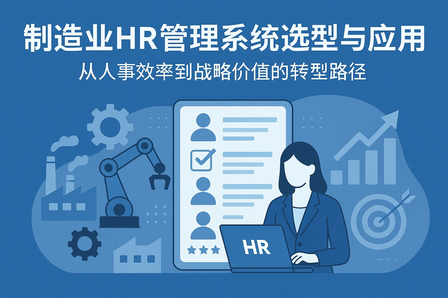 制造业HR管理系统选型与应用：从人事效率到战略价值的转型路径