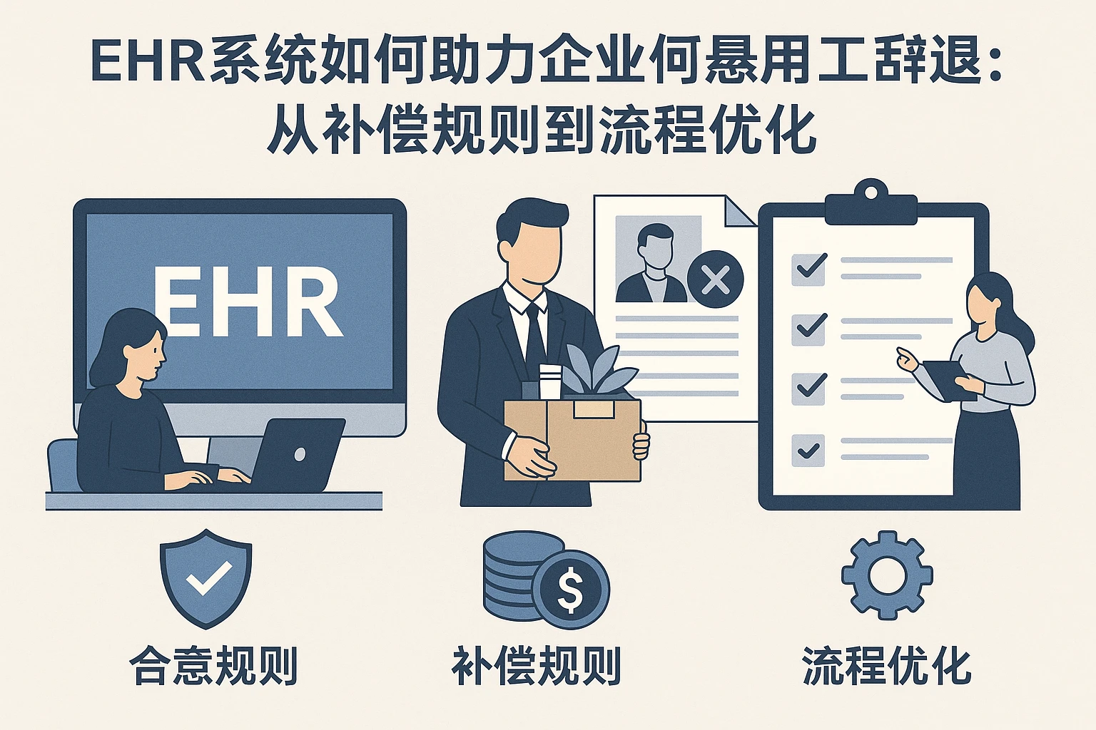 EHR系统如何助力企业合规处理员工辞退：从补偿规则到流程优化