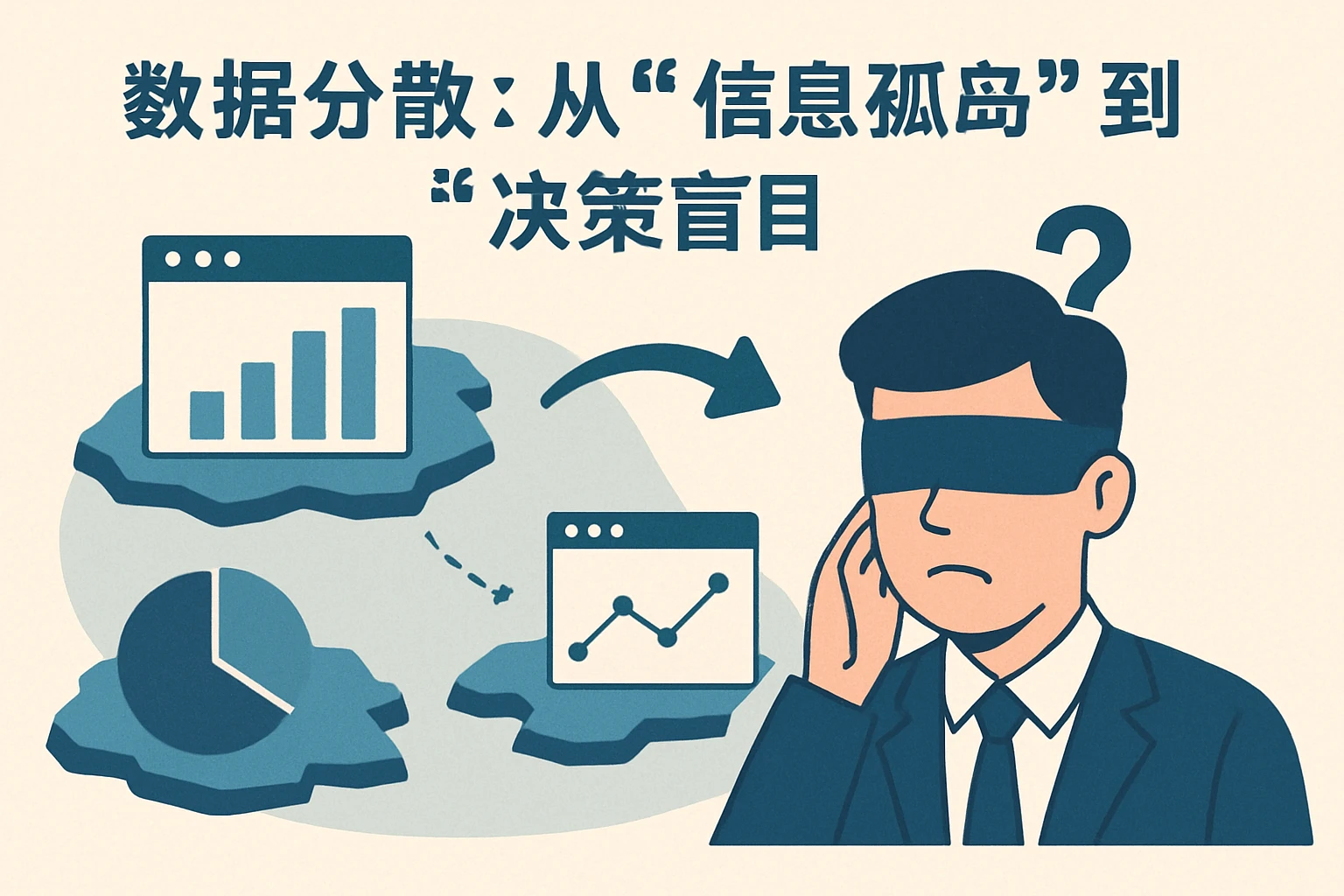 2. 数据分散：从“信息孤岛”到“决策盲目”