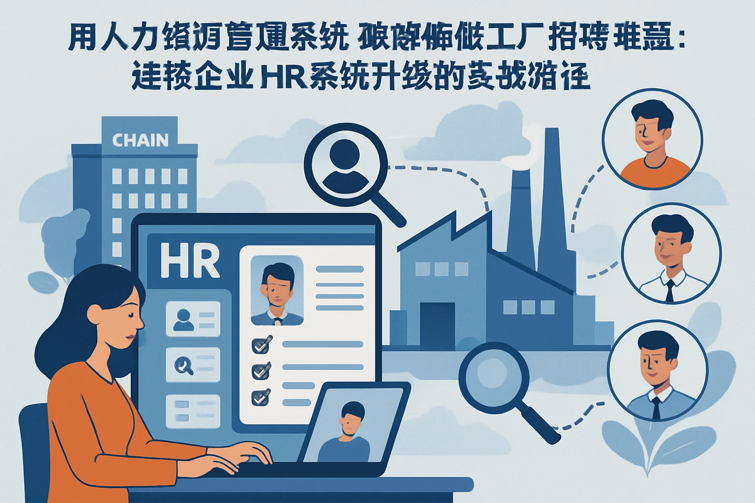 用人力资源管理系统破解偏僻工厂招聘难题：连锁企业HR系统升级的实战路径