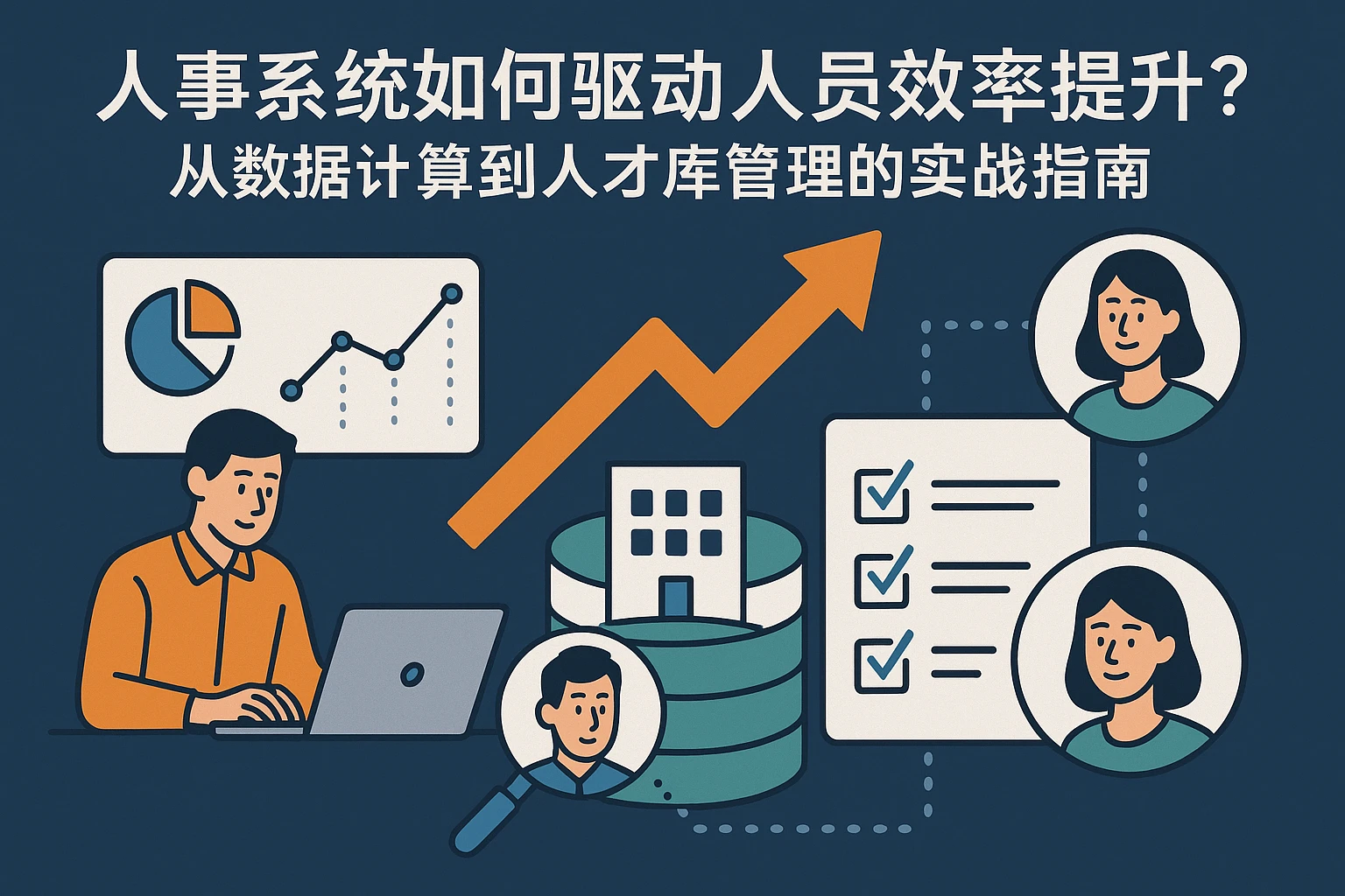 人事系统如何驱动人员效率提升？从数据计算到人才库管理的实战指南