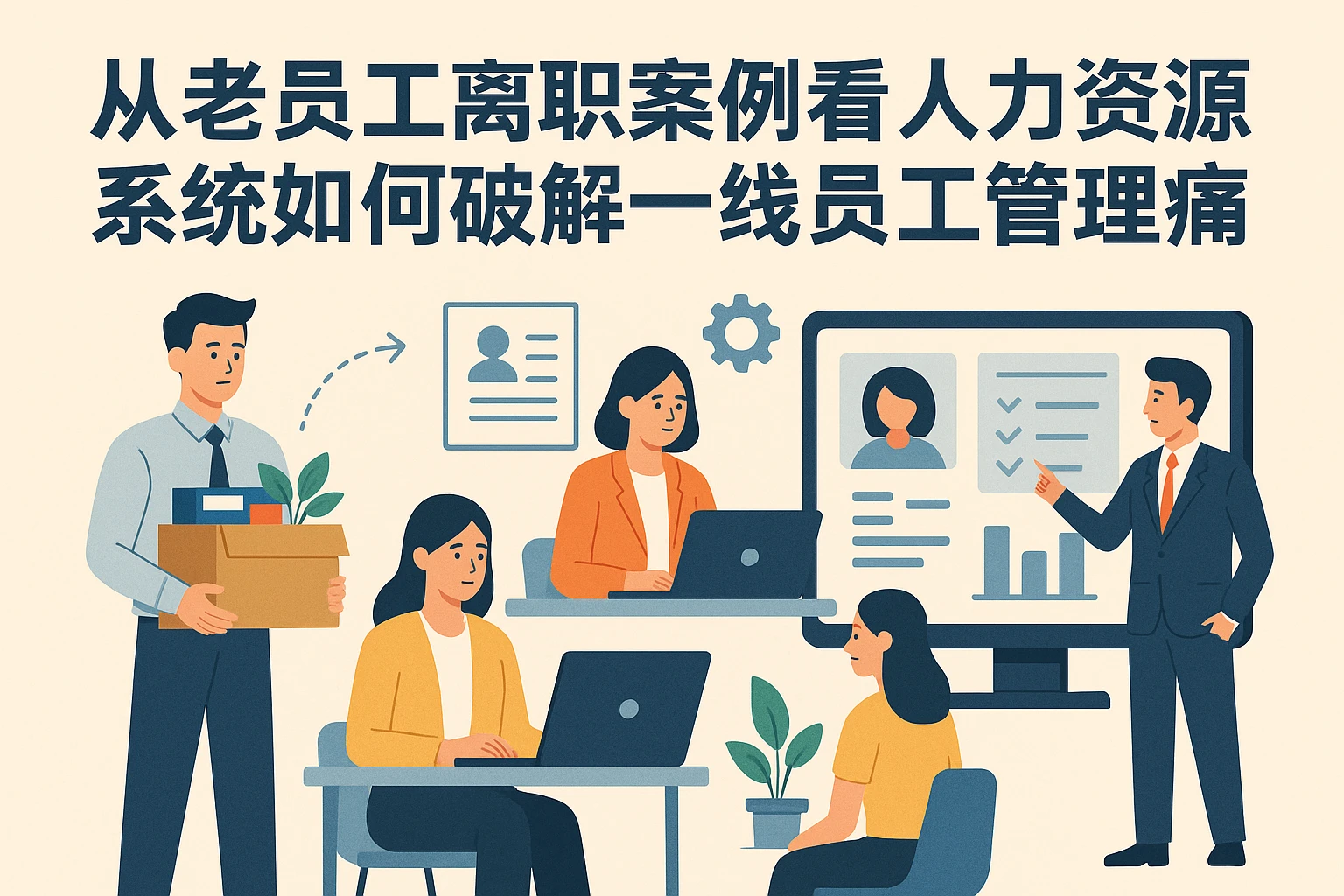 从老员工离职案例看人力资源系统如何破解一线员工管理痛点