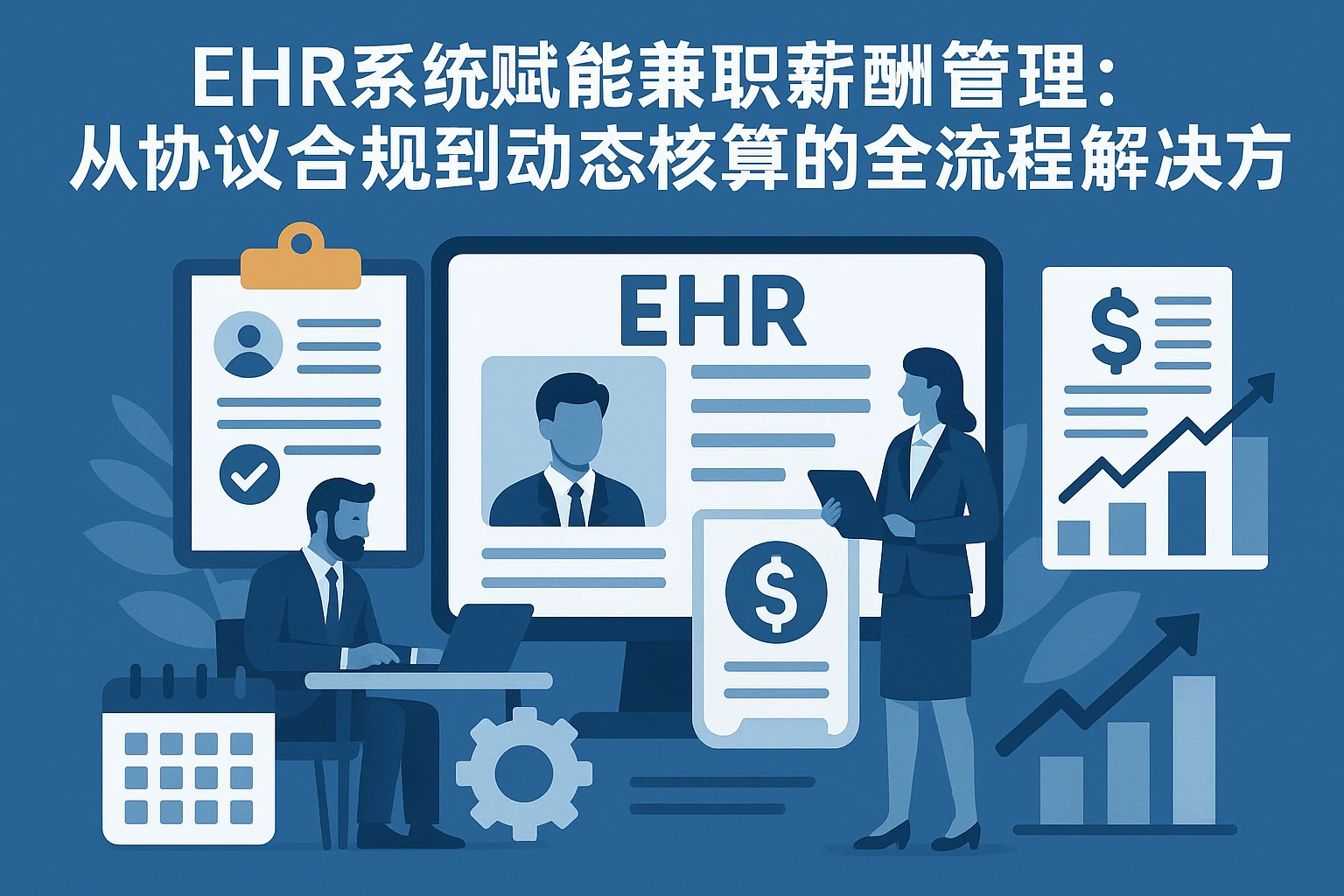 EHR系统赋能兼职薪酬管理:从协议合规到动态核算的全流程解决方案