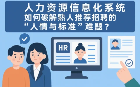 人力资源信息化系统如何破解熟人推荐招聘的“人情与标准”难题？