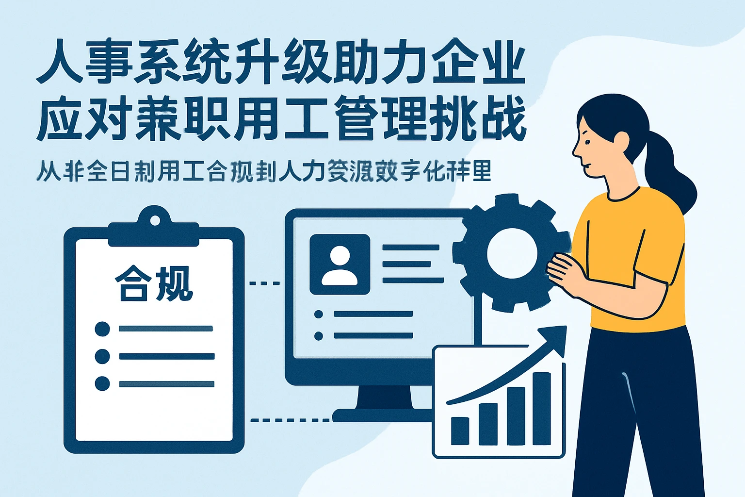 人事系统升级助力企业应对兼职用工管理挑战——从非全日制用工合规到人力资源数字化转型