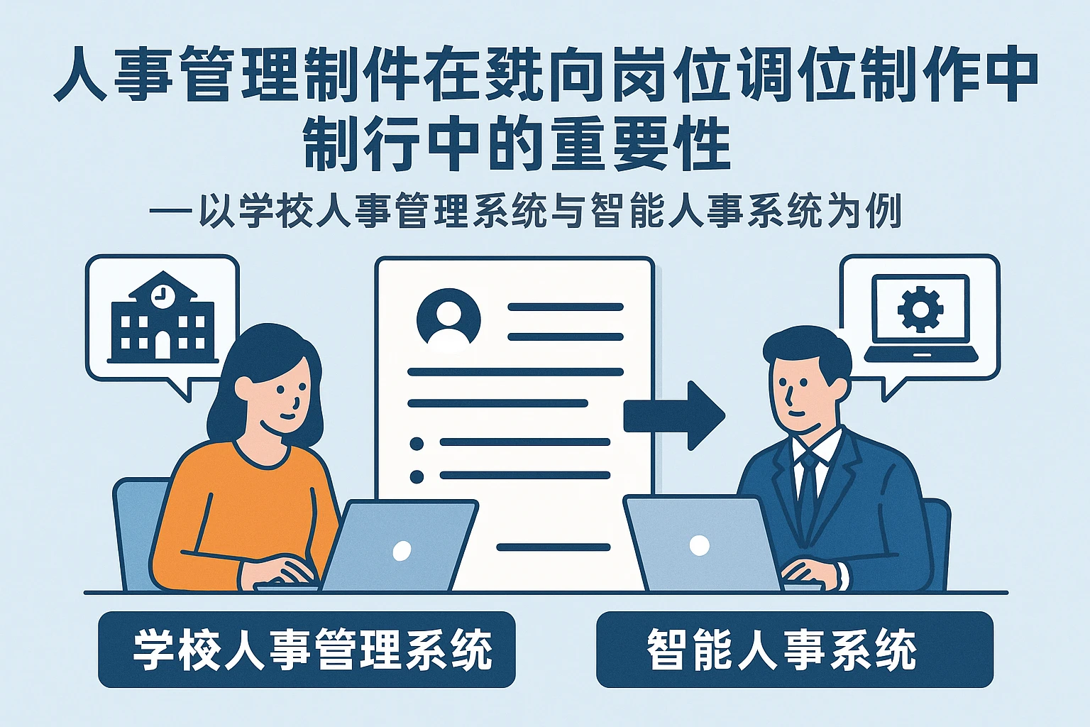 人事管理软件在带动岗位说明书制定与执行中的重要性——以学校人事管理系统与智能人事系统为例