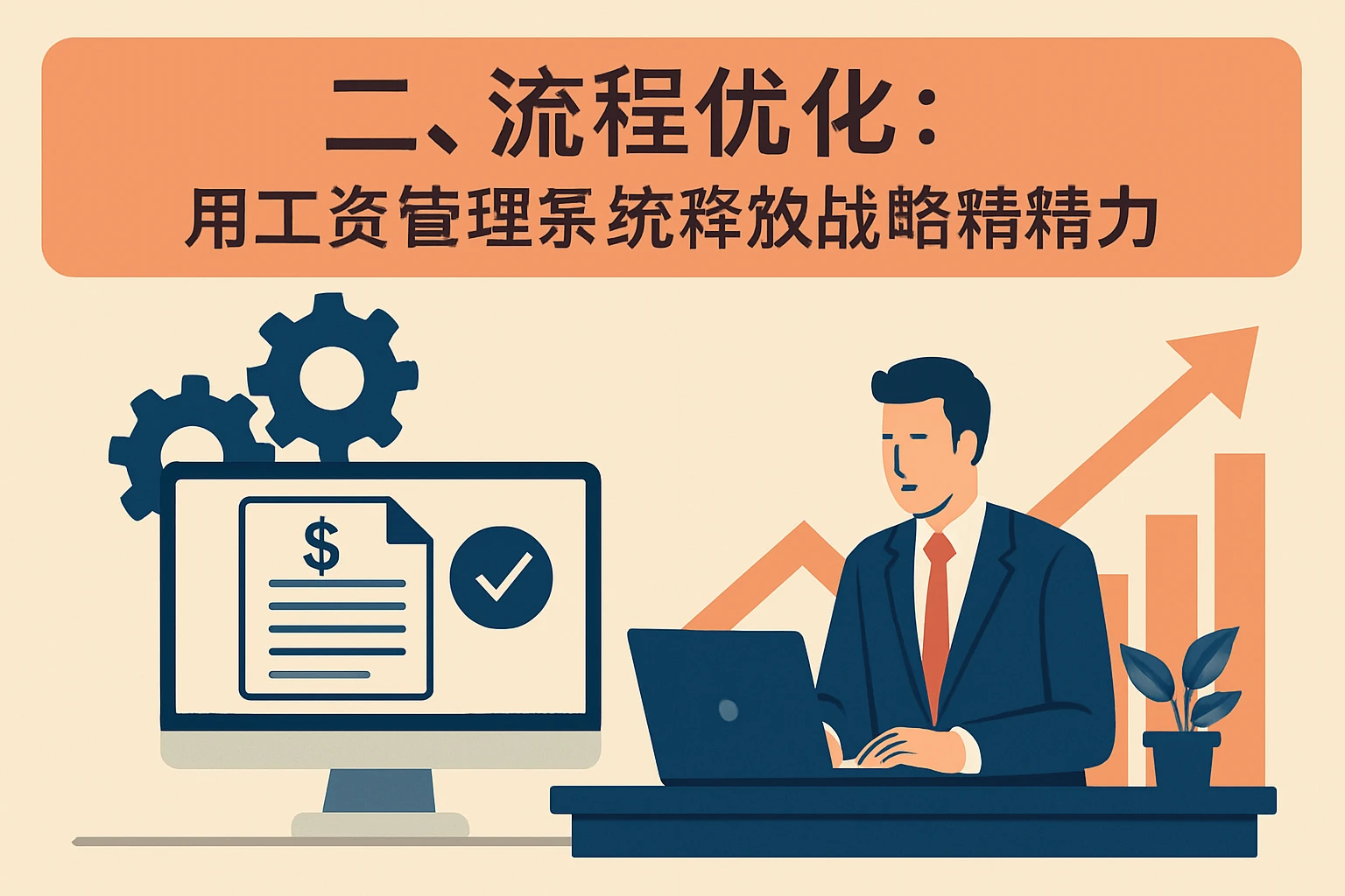 二、流程优化：用工资管理系统释放战略精力