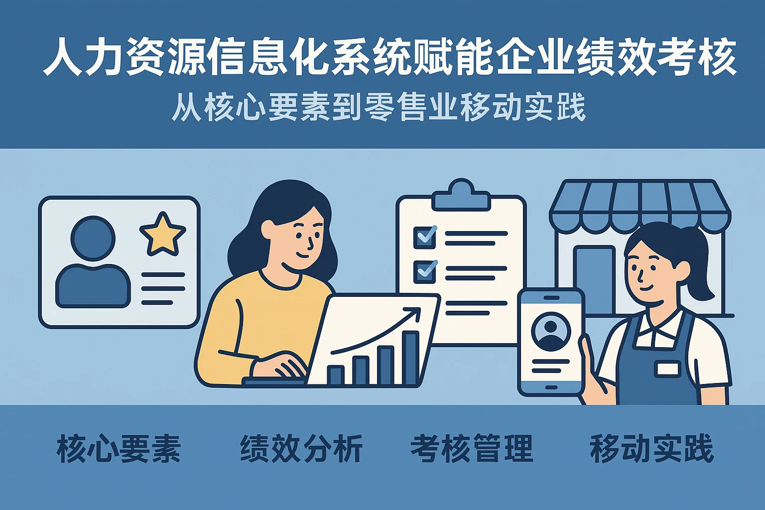人力资源信息化系统赋能企业绩效考核：从核心要素到零售业移动实践