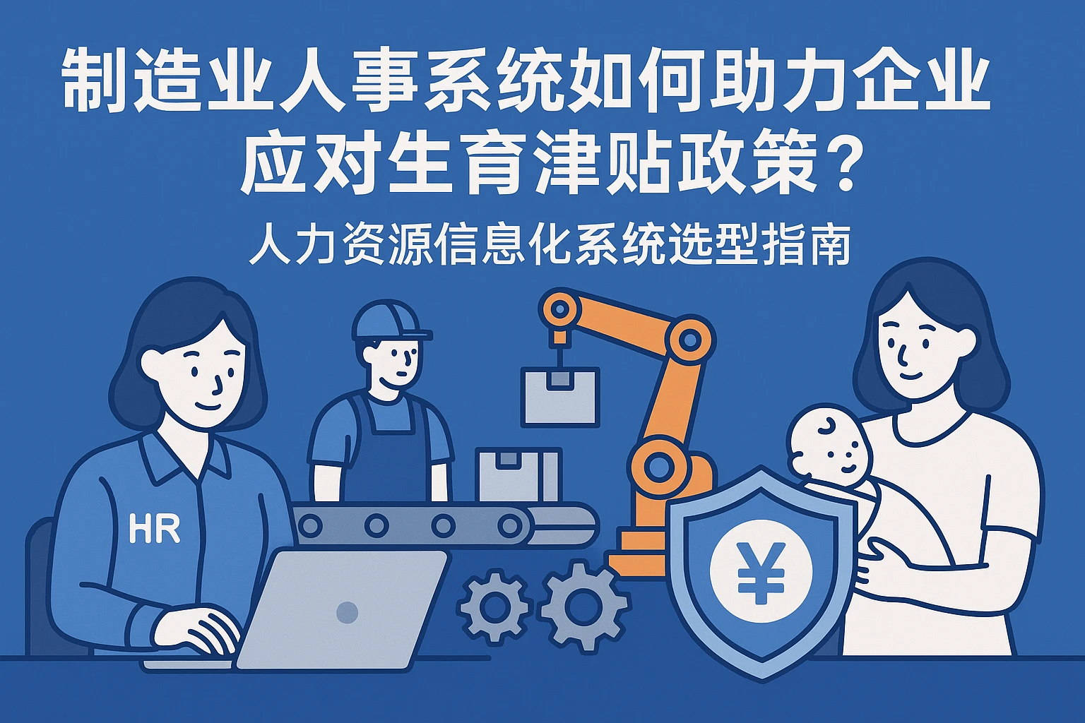 制造业人事系统如何助力企业应对生育津贴政策？人力资源信息化系统选型指南
