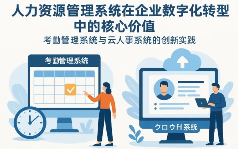 人力资源管理系统在企业数字化转型中的核心价值：考勤管理系统与云人事系统的创新实践