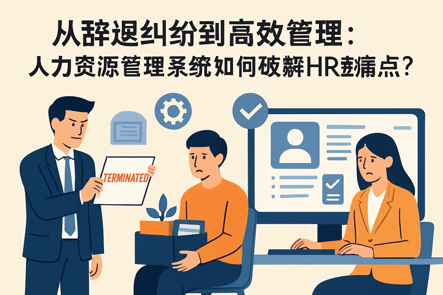 从辞退纠纷到高效管理：人力资源管理系统如何破解HR痛点？