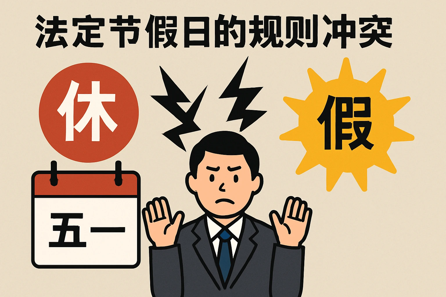2. 法定节假日的规则冲突