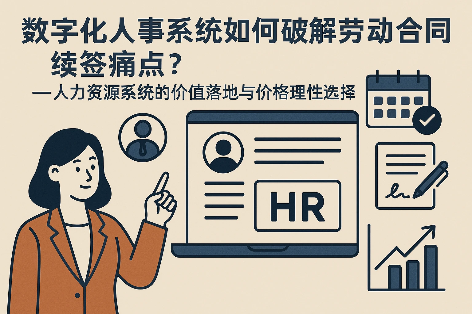 数字化人事系统如何破解劳动合同续签痛点？——人力资源系统的价值落地与价格理性选择