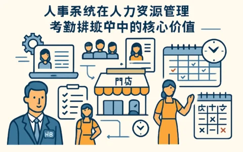 人事系统在连锁门店的人力资源管理和考勤排班中的核心价值