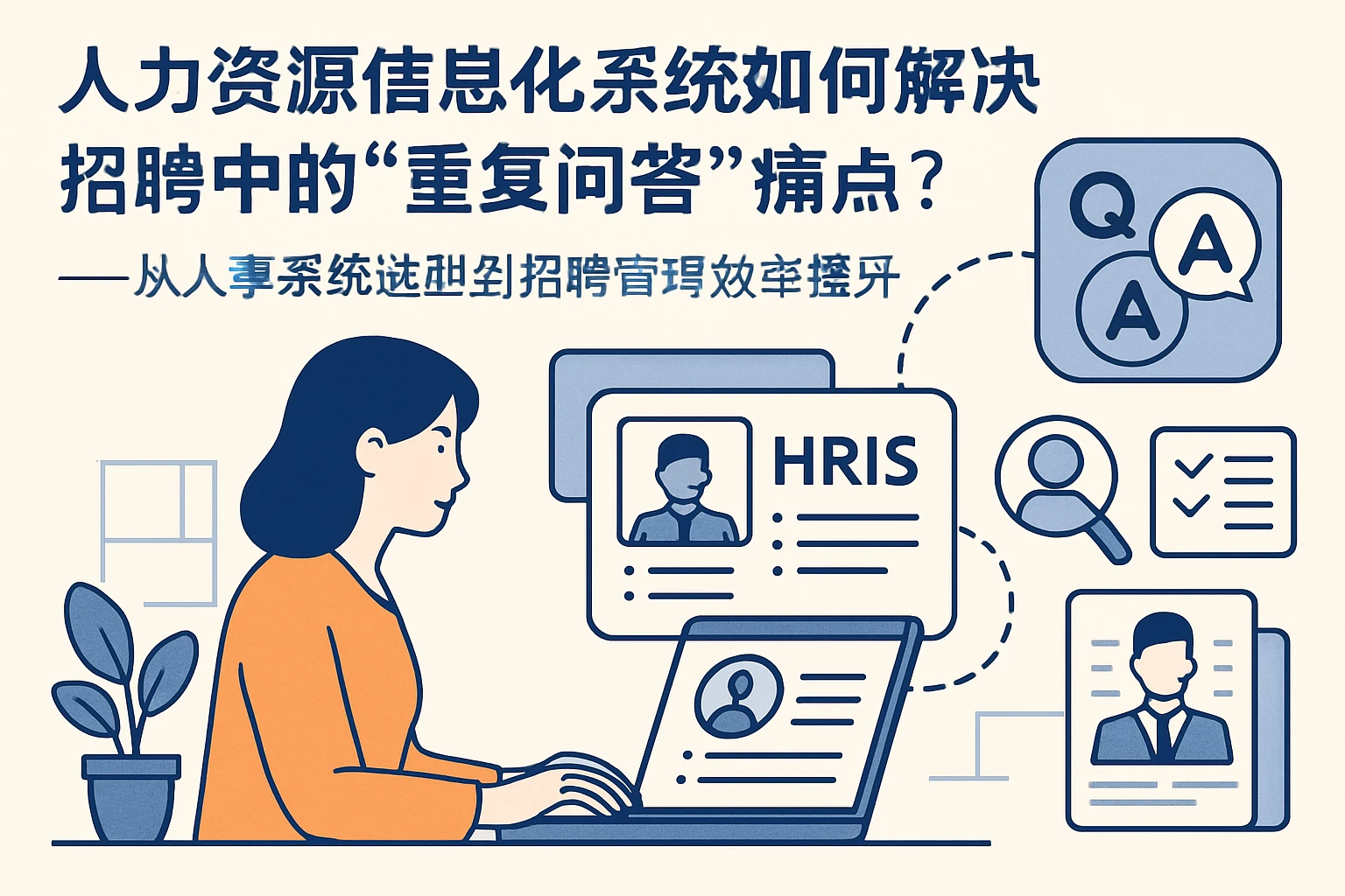 人力资源信息化系统如何解决招聘中的“重复问答”痛点？——从人事系统选型到招聘管理效率提升