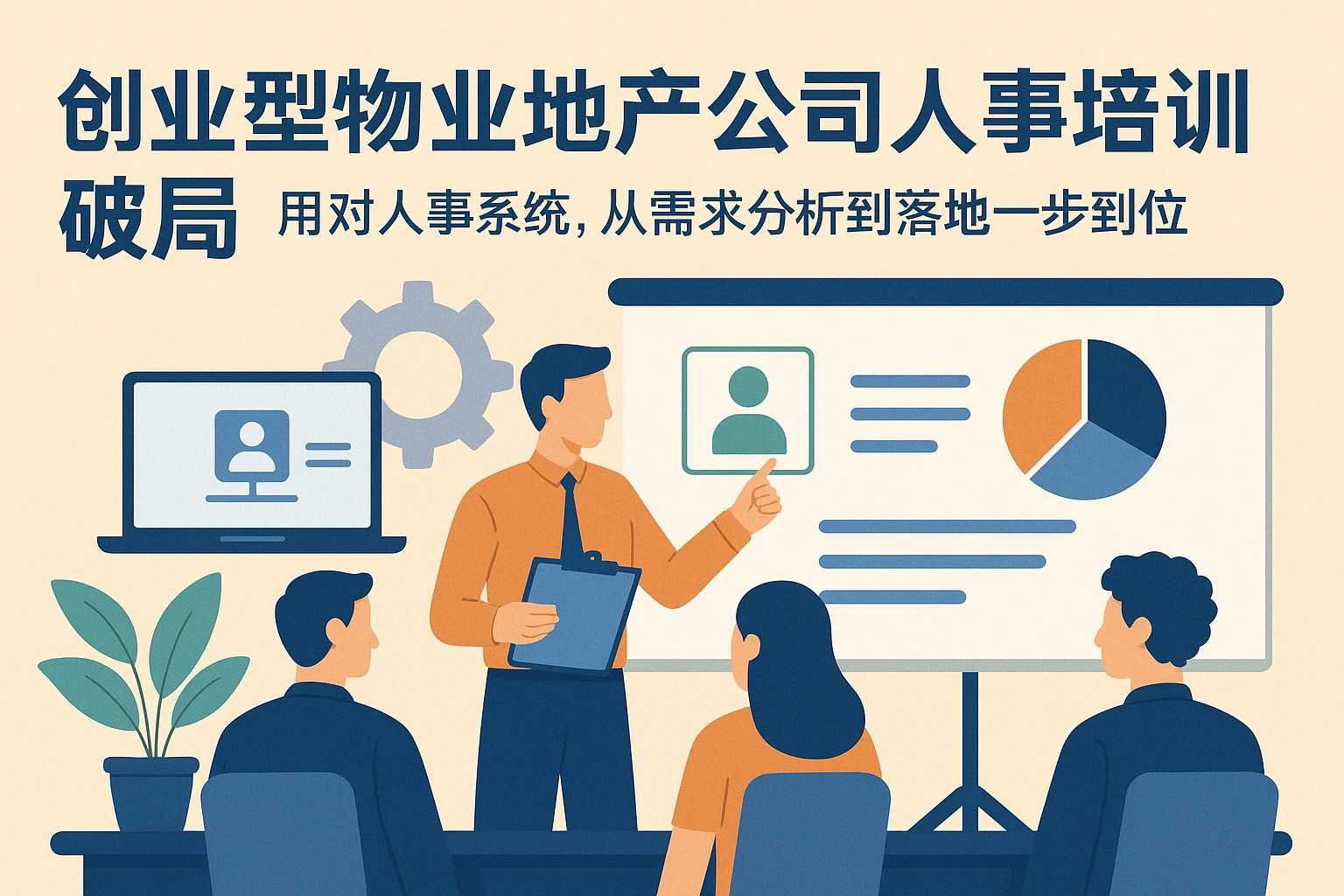 创业型物业地产公司人事培训破局：用对人事系统，从需求分析到落地一步到位