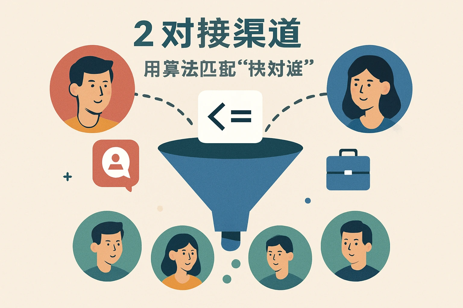 2. 对接渠道：用算法匹配“找对谁”