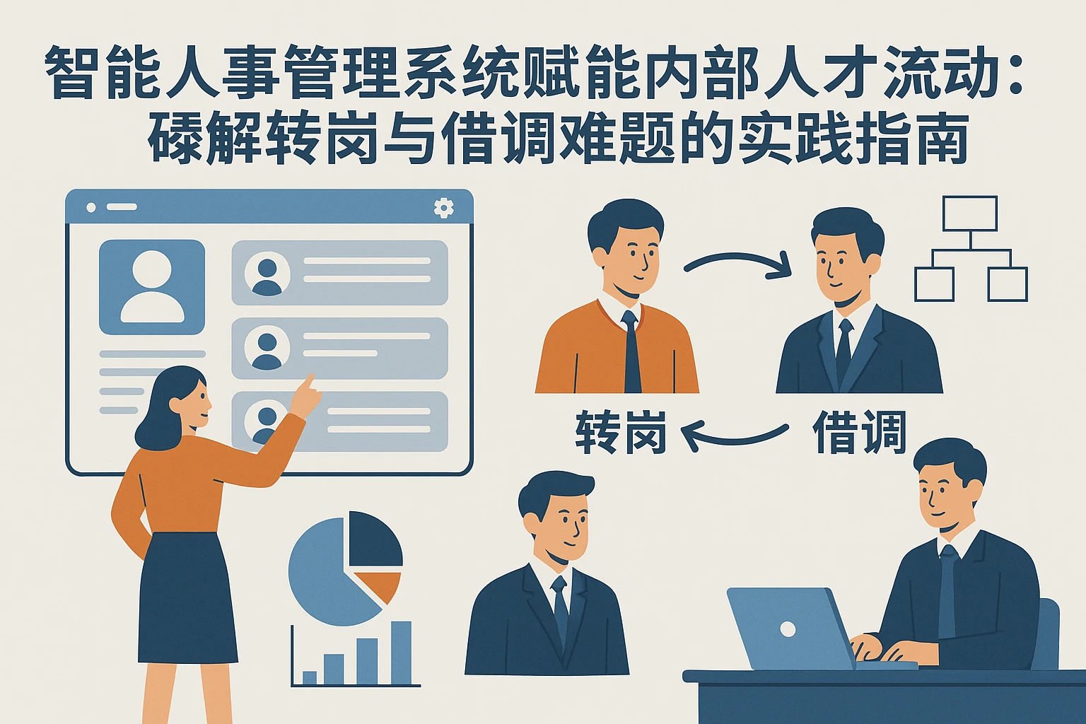 智能人事管理系统赋能内部人才流动：破解转岗与借调难题的实践指南