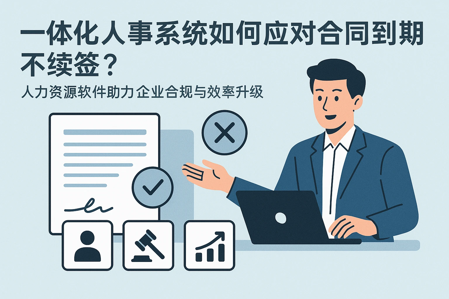 一体化人事系统如何应对合同到期不续签？人力资源软件助力企业合规与效率升级