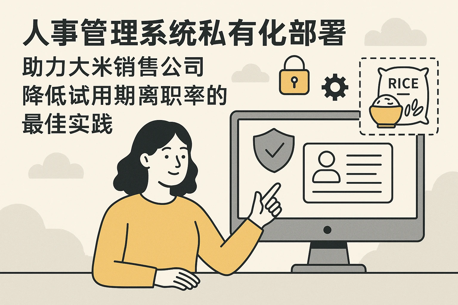 人事管理系统私有化部署：助力大米销售公司降低试用期离职率的最佳实践