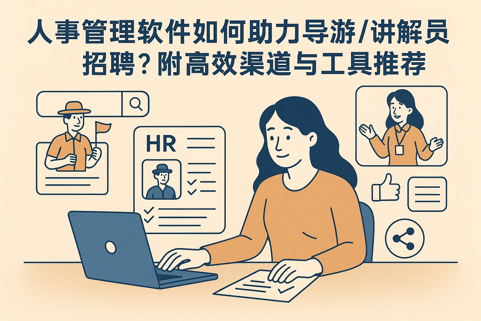人事管理软件如何助力导游/讲解员招聘？附高效渠道与工具推荐