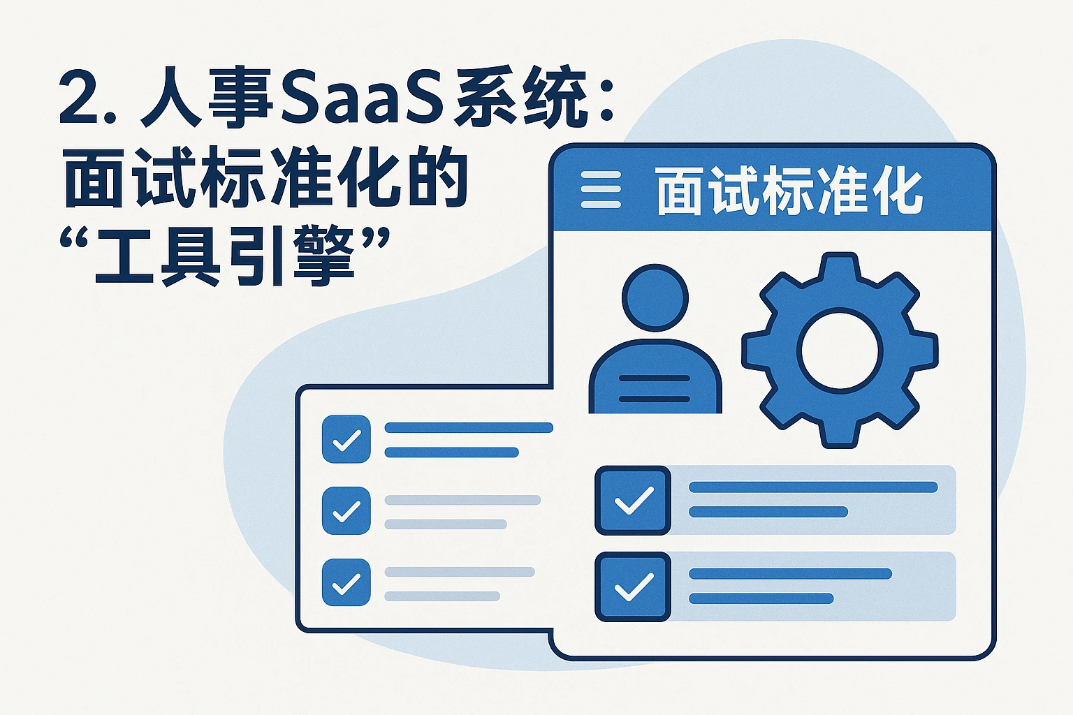 二、人事SaaS系统:面试标准化的“工具引擎”