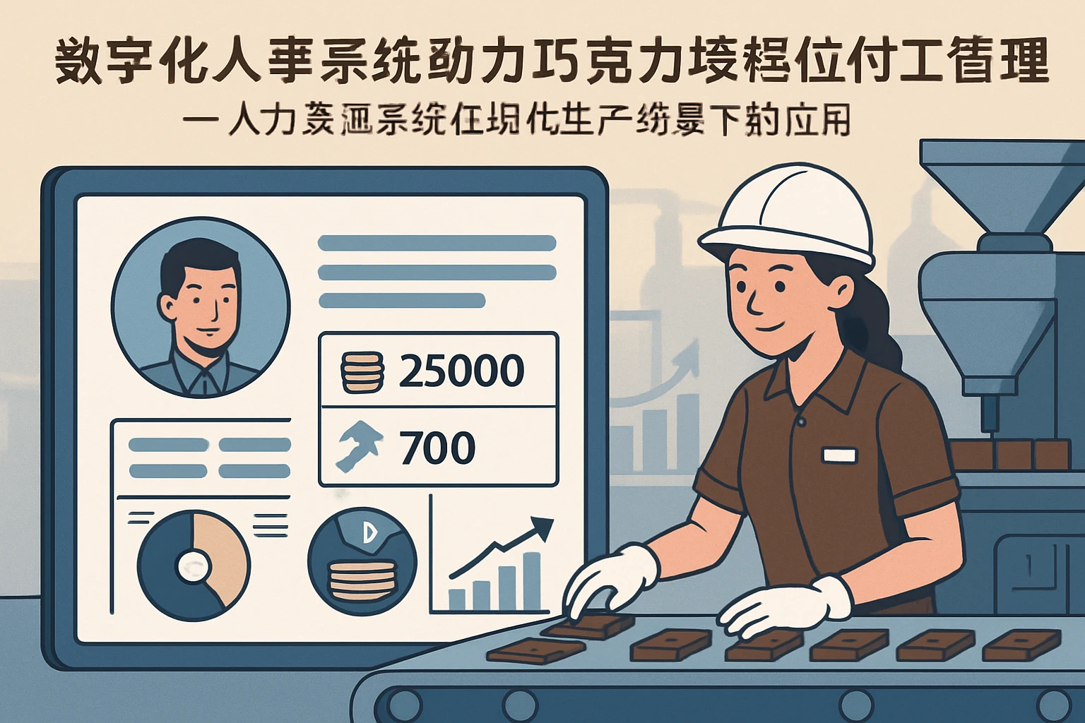数字化人事系统助力巧克力插件车间计件工资与激励管理——人力资源系统在现代生产场景下的应用