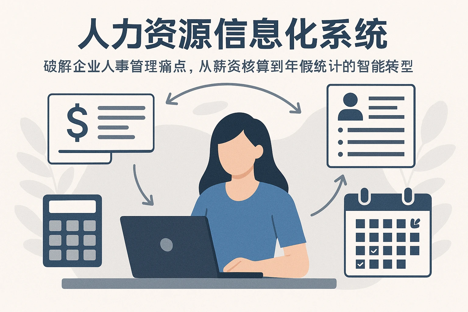 人力资源信息化系统：破解企业人事管理痛点，从薪资核算到年假统计的智能转型