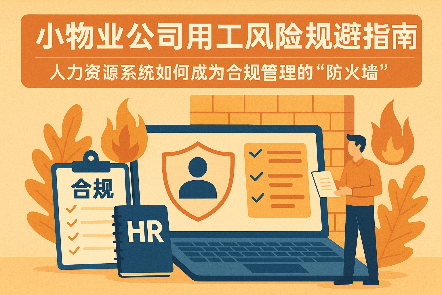 小物业公司用工风险规避指南：人力资源系统如何成为合规管理的“防火墙”