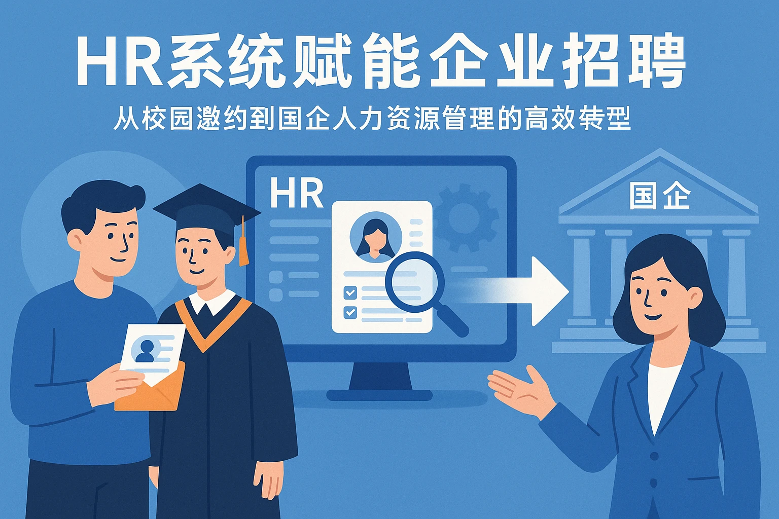 HR系统赋能企业招聘:从校园邀约到国企人力资源管理的高效转型