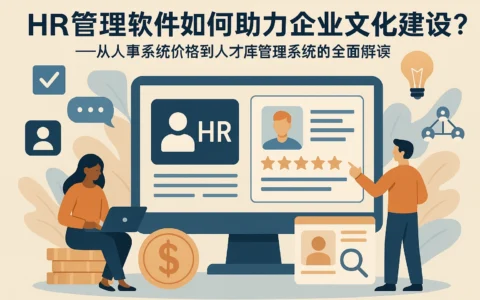 HR管理软件如何助力企业文化建设?——从人事系统价格到人才库管理系统的全面解读