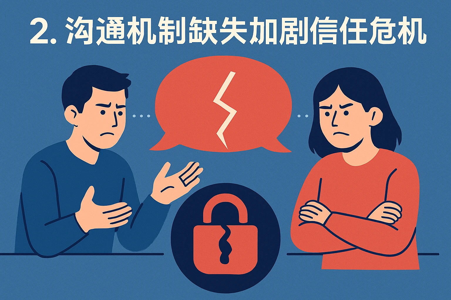 2. 沟通机制缺失加剧信任危机